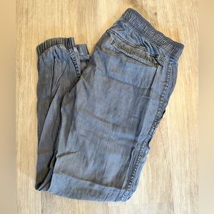 Prana Womens Aberdeen Jogger Pants Grey Size Medium EUC